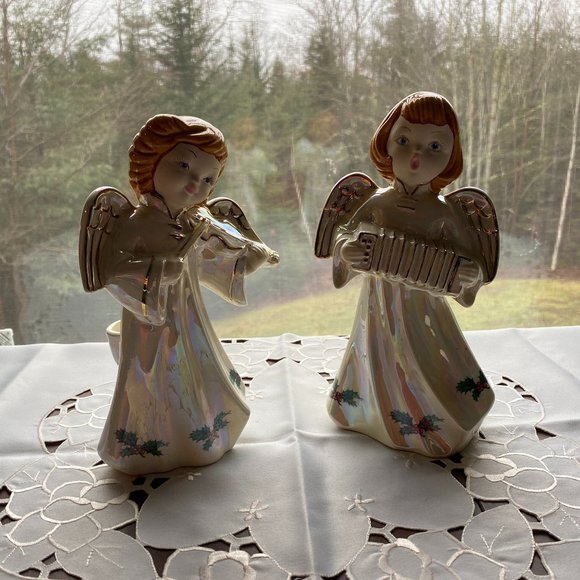 Cherub candle holders - Picture 2 of 14